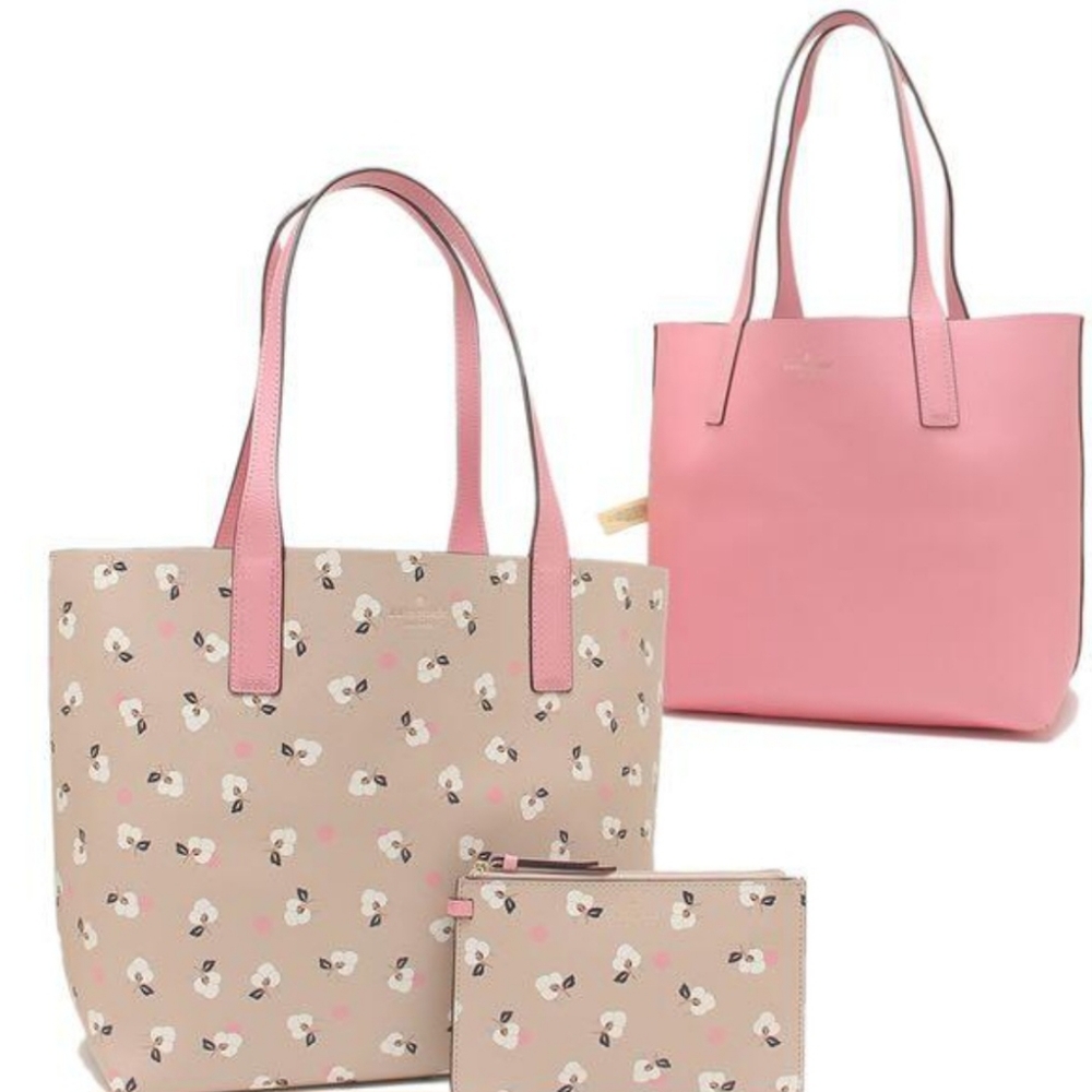 EUC Kate Spade New York Arch Place Mya Breezy Ditzy Floral Tote Bag Purse